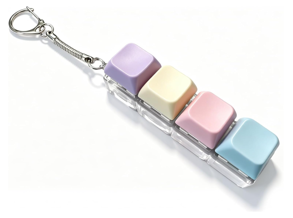 Fidget Toys, Dekompression Spielzeug Schlüsselanhänger, Tastatur Fidget Spielzeu